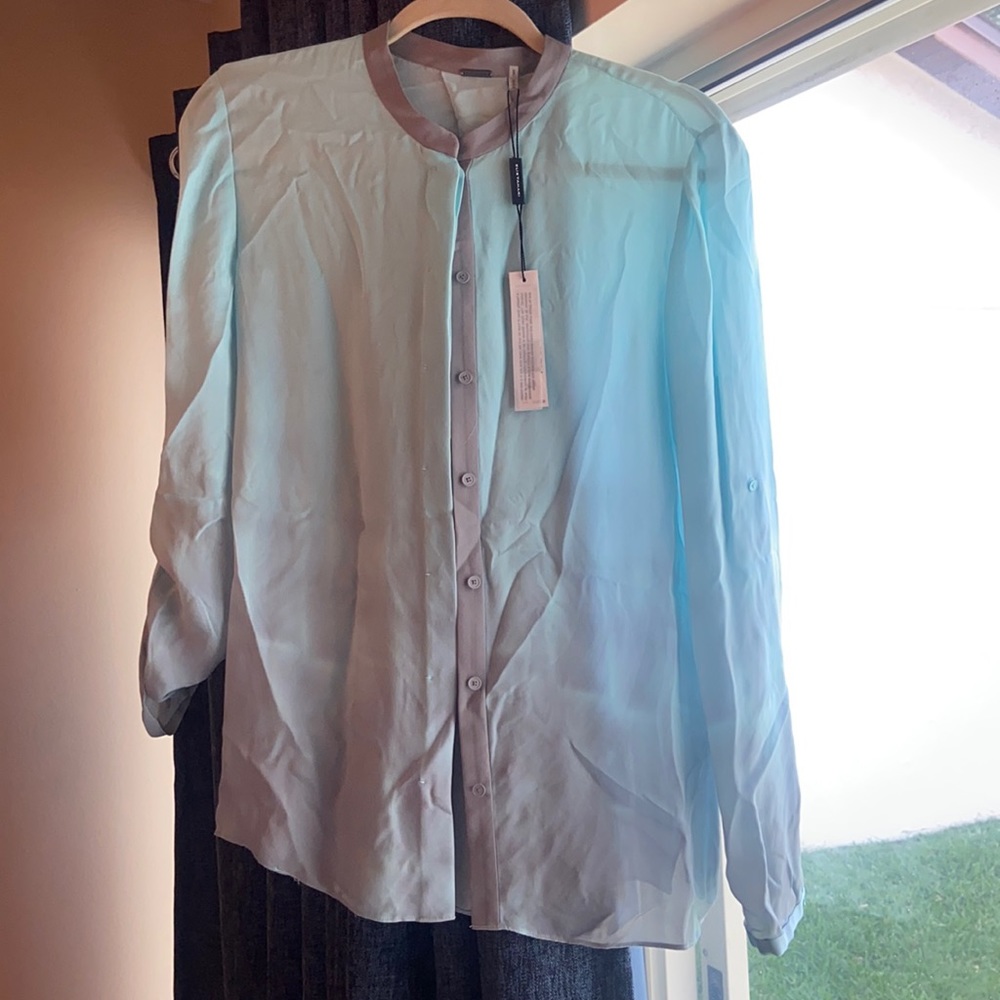 Bluefish/Green gray ombré blouse